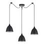 SE21-BL-B10-BL3-MS2 ADEPT PENDANT Black Metal Shade + HOMELIGHTING 77-9046