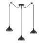 SE21-BL-B10-BL3-MS3 ADEPT PENDANT Black Metal Shade + HOMELIGHTING 77-9054