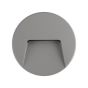 ΦΩΤΙΣΤΙΚΟ ΤΟΙΧΟΥ SLIM LED 3W IP65 230V 4000K Φ135mm ΓΚΡΙ PRO ARTE ILLUMINA Eurolamp 145-52094