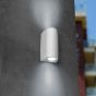 FUMAGALLI MARTA  90 2L ΑΠΛΙΚΑ ΤΟΙΧΟΥ UP & DOWN ΛΕΥΚΗ GU10 2X3,5W 170X92mm Eurolamp 145-26271