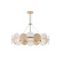 ΚΡΕΜΑΣΤΟ ΦΩΤΙΣΤΙΚΟ ΧΡΥΣΟ 8XE14 ΜΑΧ 40W Φ700H690mm ARTE ILLUMINA GLOW Eurolamp 144-24042