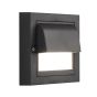 ΦΩΤΙΣΤΙΚΟ ΤΟΙΧΟΥ LED 6W 135X135X55 3CCT IP65 ΜΑΥΡΟ"SENARIO" ARTE ILLUMINA Eurolamp 145-52125