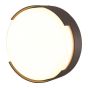 ΠΛΑΦΟΝΙΕΡΑ ΣΤΡΟΓΓΥΛΗ LED 16W Φ250X50 3000K IP54 ΜΑΥΡΗ PRO ARTE ILLUMINA Eurolamp 145-20204