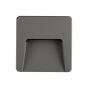 ΦΩΤΙΣΤΙΚΟ ΤΟΙΧΟΥ SLIM LED 3W IP65 230V 3CCT 120X120mm ΓΡΑΦΙΤΗΣ PRO ARTE ILLUMINA Eurolamp 145-52098