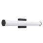ΑΠΛΙΚΑ ΜΠΑΝΙΟΥ ΟΒΑΛ 15W 3CCT 600mm IP44 ΜΑΥΡΗ ARTE ILLUMINA PALM Eurolamp 144-80542