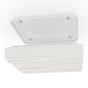 Πλαφονιέρα Οροφής Κλασική Πλαστική Λευκό L33cm LED 3000K 1600lm Eglo Ferentino 900611