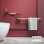 Εταζέρα Μ60xY3,5xB11,8 εκ. Εφέ Μαρμάρου Geesa Shift Black Matt 9901-400