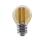 LED FILAMENT E27 DIM G45 AMBER 6W 2700K 230V AC 700LM RA80 ACA ALIN6WWDIMAM