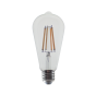 LED FILAMENT E27 ST64  10W 2700K 230V AC 1220LM RA80 ACA CONDI10WW