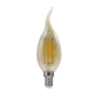 LED FILAMENT E14 STEP-DIM C35 AMBER WITH TIP 4W 2700K 230V AC 500LM RA80 ACA FLAM4WWTIPAMSD