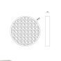 LED ΓΥΨΙΝΟ Φ/Σ ΟΡΟΦΗΣ-ΕΠΙΤΟΙΧΟ ΦΥΣΙΚΟ 24W 680Lm 3000K Φ450Χ70 MOND ACA G8583LED