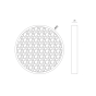 LED ΓΥΨΙΝΟ Φ/Σ ΟΡΟΦΗΣ-ΕΠΙΤΟΙΧΟ ΦΥΣΙΚΟ 32W 967Lm 3000K Φ600Χ70 MOND ACA G8984LED