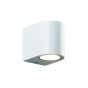 GU10 WALL LUMINAIRE  PLASTIC 230V AC WHITE IP65 MAX 3W LED ACA SL8210GU10W