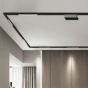 Φωτιστικό LED 24W 3CCT για μαγνητική ράγα σε μαύρη απόχρωση D:43,5X2,2X4,3cm TM0020-Black
