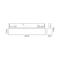ΜΙΝΙ ΜΑΥΡΟ ΜΑΓΝΗΤΙΚΟ ΦΩΤΙΣΤΙΚΟ 24V DC 5W 3000K 240LM 36° RA90 5YRS L100ΜΜ ACA TMEYE530B
