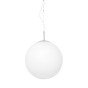 Φωτιστικό Κρεμαστό D35cm Μπάλα Οπαλίνα 1xE27 ACA Luna V2010C350