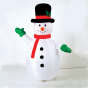 "INFLATABLE SNOWMAN" 1 LED ΛΑΜΠ.ΑΝΤΑΠ.(12V), RGB,  ΣΤΑΘ. IP44, Η180CM, 2M ΠΡΑΣ. ΚΑΛ. ΤΡΟΦ. ACA X07003439