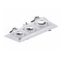WHITE COLOR SPOT 3xGU10 130x320 ACA XMGU3W