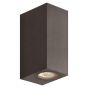ΑΠΛΙΚΑ ΤΟΙΧΟΥ UP-DOWN ΤΕΤΡΑΓΩΝΗ GU10 IP54 ΜΑΥΡΗ ARTE ILLUMINA Eurolamp 145-82075
