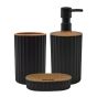 ΣΕΤ ΜΠΑΝΙΟΥ 3ΤΕΜ SL8367 ΜΑΥΡΟ San Lorentzo 7335BLACK