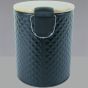 ΚΑΔΟΣ ΜΠΑΝΙΟΥ 5LT ΜΑΥΡΟ ΜΕ ΜΠΑΜΠΟΥ SL1057 INOX San Lorentzo 200354