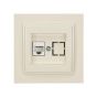 ΠΡΙΖΑ DATA CAT 6 RJ 45 MONH ΜΠΕΖ Eurolamp 152-10240