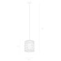 Φωτιστικό Κρεμαστό 23xH150cm 1xE27 Τσιμεντένιο Sun Light CESTA-23P