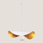 ARTE ILLUMINA ΦΩΤΙΣΤΙΚΟ ΚΡΕΜΑΣΤΟ LED 12W Φ60X130 ΧΡΥΣΟ/ΛΕΥΚΟ Eurolamp 144-16015