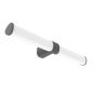 ΑΠΛΙΚΑ ΜΠΑΝΙΟΥ ΤΡΙΓΩΝΟ 15W 3CCT 600mm  IP44 ΜΑΥΡΟ ARTE ILLUMINA  SALO Eurolamp 144-80538