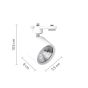 InLight Σποτ Ράγας Λευκό LED 10W 4000K D:5,5cmX10,5cm T00502-WH