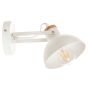 InLight Επιτοίχιο φωτιστικό από λευκό μέταλλο 1XE27 D:16cm 43379-WH