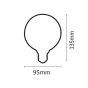 InLight E27 LED Filament G95 12watt 7.27.12.21.1