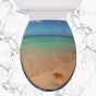ΚΑΠΑΚΙ WC STARFISH SAND 36(φ)x43(μ) San Lorentzo 8040