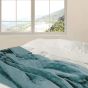 ΚΟΥΒΕΡΛΙ Cottage Simplicity AQUA MICROFIBER 160x220cm San Lorentzo 7092AQUA