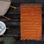 Δερμάτινο χαλάκι LEAΤΗΕR FLΑΤ ORANGE 60Χ90 San Lorentzo 1372ORANGE