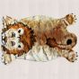 LION WITH HEAD SL7352 100x140 San Lorentzo 7352