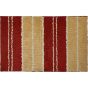 ΠΑΤΑΚΙ ΜΠΑΝΙΟΥ HORIZON LINES ΚΟΚΚΙΝΟ 50X80 San Lorentzo 1700893RED
