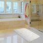 ΠΑΤΑΚΙ ΜΠΑΝΙΟΥ MEMORY FOAM VibrantRoots ΛΕΥΚΟ 40x60cm San Lorentzo 8064WHITE