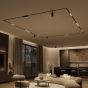 Γραμμικό φωτιστικό LED 20W 3CCT για ultra thin ράγα σε λευκή απόχρωση D:62X2,6X4,8cm TMU0170-White