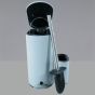 ΣΕΤ ΚΑΔΟΣ ΜΠΑΝΙΟΥ SOFT CLOSE 5L ΚΑΙ ΒΟΥΡΤΣΑΚΙ ΣΕΤ SL8277 ΓΚΡΙ San Lorentzo 8277GREY
