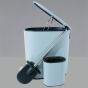 ΣΕΤ ΚΑΔΟΣ ΜΠΑΝΙΟΥ SOFT CLOSE 5L ΚΑΙ ΒΟΥΡΤΣΑΚΙ ΣΕΤ SL8277 ΓΚΡΙ San Lorentzo 8277GREY