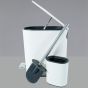 ΣΕΤ ΚΑΔΟΣ ΜΠΑΝΙΟΥ SOFT CLOSE 5L ΚΑΙ ΒΟΥΡΤΣΑΚΙ ΣΕΤ SL8277 ΛΕΥΚΟ San Lorentzo 8277WHITE
