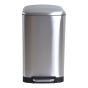 ΚΑΔΟΣ ΑΠΟΡΡΙΜΑΤΩΝ ΜΕΤΑΛΛΙΚΟΣ SOFT CLOSE SL1063 INOX 30L San Lorentzo 8395