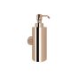 Ντισπένσερ 220ml Μεταλλικό Επιτοίχιο W60xD75xH190mm Rose Gold Gloss PVD Verdi 3011051