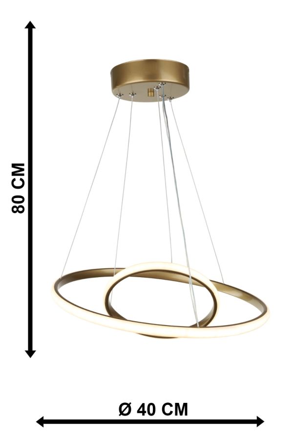 CRONOS/2- 60/40 LED GOLD MAT Heronia 01-0445