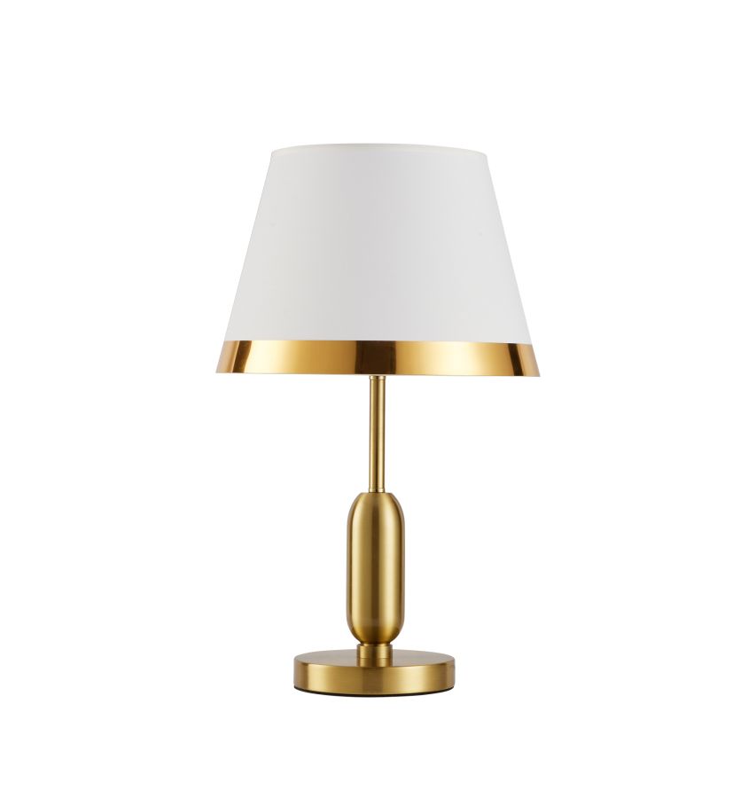 TLC 8815 AB ΕΠΙΤΡΑΠΕΖΙΑ ΛΑΜΠΑ ΟΞΥΝΤΕ ΑΠΛΗ ΒΑΣΗ ΑΜΠΑΖΟΥΡ ΜΠΕΖ ΧΡΥΣΟ ΣΙΡΙΤΙ 1xE27 ARlight 0204052