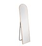 Καθρέπτης Ολόσωμος Επιδαπέδιος Π40XΥ160xB4cm Μέταλλο Gold Colored Mirrors & More BRITT 2210179