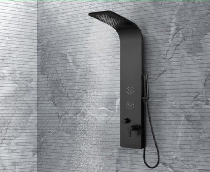 ΣΤΗΛΗ ΝΤΟΥΖ ΥΨΟΣ 130 εκ. BLACK MATT ES018-400