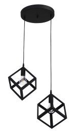 KYVOS NEW 2/L BLACK PENDEL ΚΡΕΜΑΣΤΟ PLASTIC Heronia 35-0103