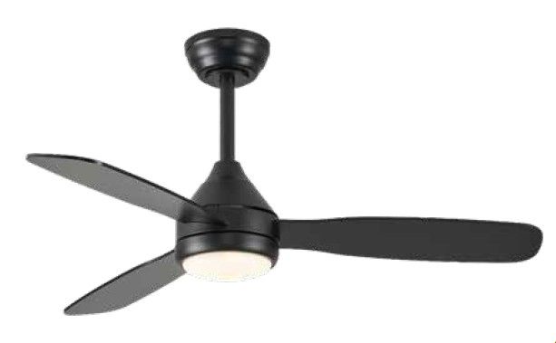 it-Lighting SIERRA Ανεμιστήρας Οροφής με LED 20W, DC Μοτέρ & Smart App - Μαύρο 102000820